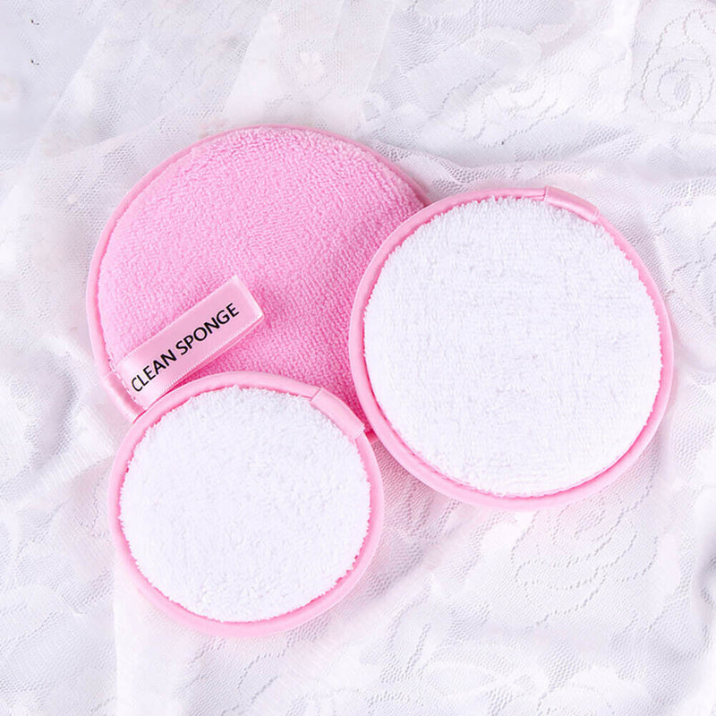 3pcs Reusable Microfiber Pad Cleaning Cotton Facial Makeup Remover Puff (4)