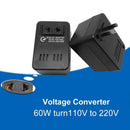 Voltage Converter 110V to 220V 60W US-JP Transformer Plug Power Charger Adapter