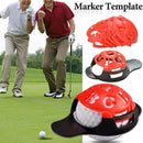 6-in-1 Golf Ball Marker Template Drawing Alignment Marks Sign Training Tool Delu