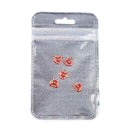 5pcs Romantic Rhinestones Love Heart Nail Art Charms DIY Valentine Manicure