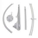 26 Inches Baby Crib Mobile Music Box Holder Arm Bracket Nut Screw Box, White