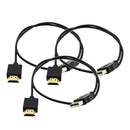 3x USB 2.0 Male to HDMI Male Charger Cable Splitter Adapter 50cm