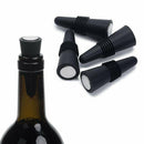 Wine Stoppers (Set of 5), Silicone Wine Bottle Stopper and Beverage Bottle  Y4B4