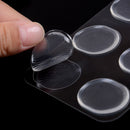 12pcs Clear snare drum mute pad drum damper gel pads snare drum muffler S3CU