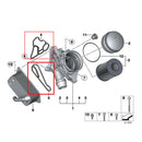 Engine Oil Filter & Cooler Housing Gasket Seal Kit for Bmw E60 E90 E91 325I