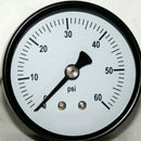 Mini Pressure Gauge For Fuel Air Oil Or Water Inch 0-60 PSI 0-4 Bar 1/4NPT