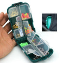 Lot of 157Pcs Functional Bait Kit Versatile Fishing Tackle Lure Box Tool Deluxe