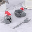 Boiled Egg Cup Holder Egg tray With Holding a Spoon Knight in Shining Armour BX