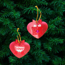 10pcs Festival Greeting Card Pendant DIY Diamond Painting Single Side Drill AU