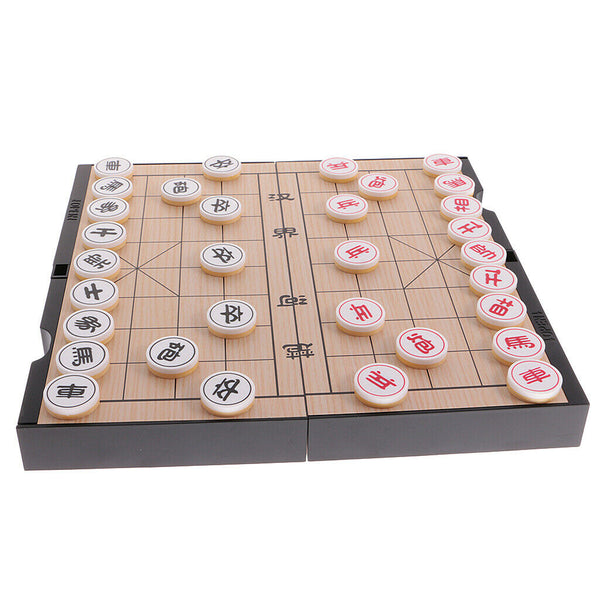 2 In 1 Portable Magnetic WeiQi Gobang Game Checkers and Chinese Chess Board Game