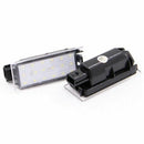 1X(2Pcs Car LED Number License Plate Light For Renault Megane 2 Clio Laguna
