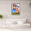 5D DIY Full Drill Diamond Painting Cute Bear Cross Stitch Embroidery Mosaic