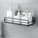 Self-Adhesive Sundries Organizer Shower Shelf Basket Bathroom Shampoo Holde D1H7