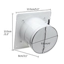 1X(4 Inch 20W 220V High Speed Exhaust Fan Toilet Kitchen Bathroom Hanging W