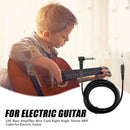 10ft Bass Amplifier Wire Cord Right Angle Stereo AMP Cable for Electric Guitar