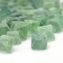 100% Clear Blue Fluorite Crystal Real Natural point octahedron Rough Specimens