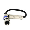1/4inch 6.35mm Stereo Female Jack to XLR 3-Pin Female Audio Cable Mic Adapter