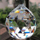50mm Feng Shui Hang Crystal Ball Sphere Prism Rainbow Suncatcher Pendant Decor