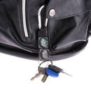 3 in 1 Outdoor Survival Tool Carabiner Key Ring with Compass+Thermometer  A