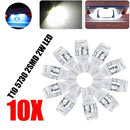 10pcs T10 Wedge Super Bright 2W 5730LED Light Bulbs Xenon White 192 168 194 W5W