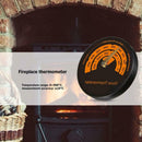 Magnetic Type Stove Thermometer Flue Pipe Wood Burner Temperature Gauge