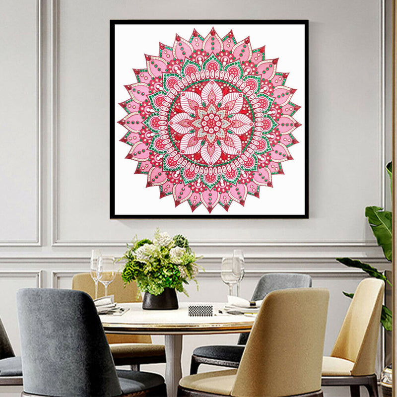 5D Part Special Shaped Diamond Painting Mandala Pattern Cross Stitch (BJ01)
