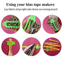 Jelly Roll Sasher Tool Fabric Bias Binding Tape Maker KitS Sewing DIY Quilting