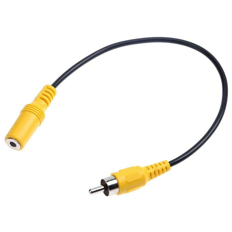 27cm 3.5mm Female Audio Port to RCA Male Plug Adapter Connector Cable Wire A