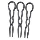 12pcs Simple Hair Pins Fast Spiral Hairpin U Shaped Hair Braid Twist PinsB Hn