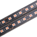 2Pcs 9 LED Pink Light Strips Car Interior Atmosphere Floor Lamp DC12V