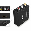 HDMI To AV, 1080P Full HD HDMI Converter, Video Audio AV To HDMI Adapter With