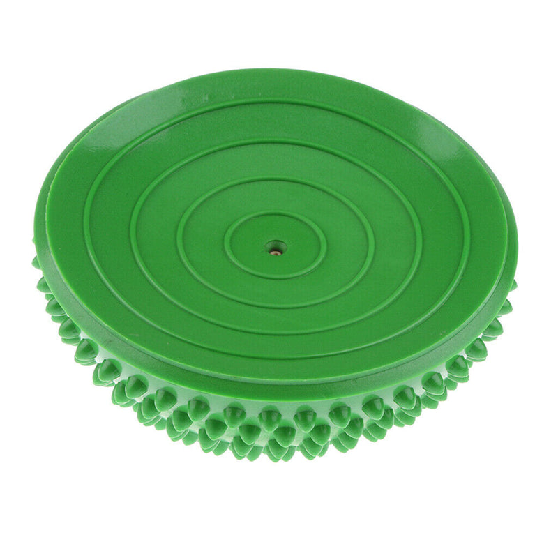 Green Yoga Half Ball Dome Balance Trainer, Anti-Slip Hedgehog Exercise Balance