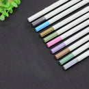12Pc 6.50*0.28in Draw Paint Markers Pen for Black Paper Art Pens Signatu WXF