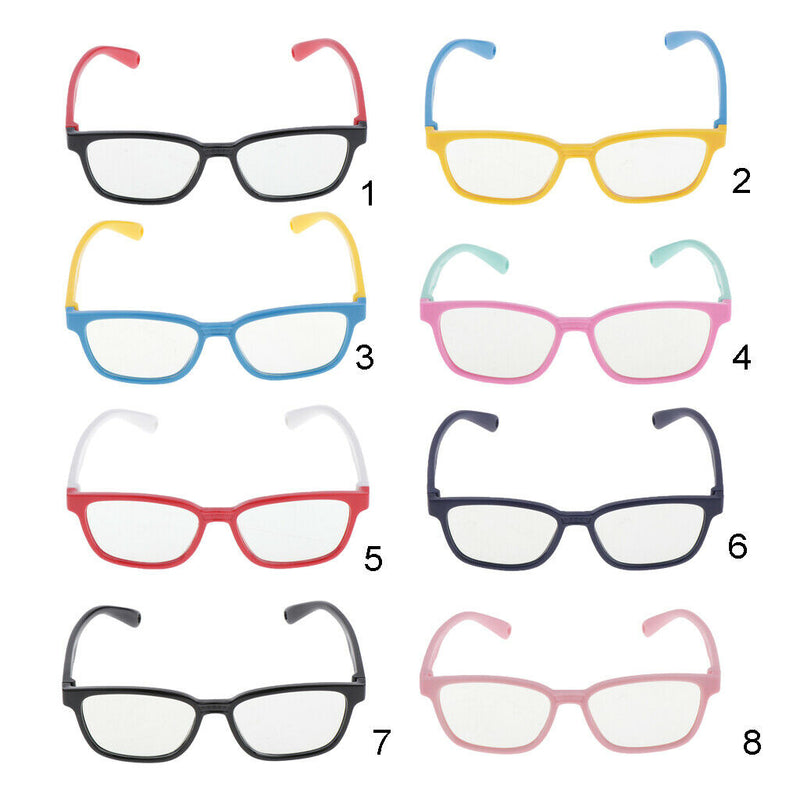 2PCS Kids Blue-blocking Eyeglasses Children Glasses