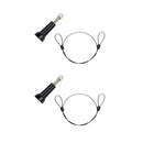2x Safety Tether Leash With Thumb Knob Screw For GoPro XiaoYi Action Camera