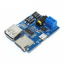 5V 3W MP3 Audio Decoder Power Amplifier Board Micro USB TF Card SP