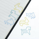 Creative metal clips cartoon shape paper clips multifunctional bookm IOB Gw