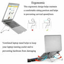 Folding Portable Laptop Stand Viewing Angle/Height Adjustable Quality Alumi