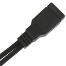 USB 2.0 Female to USB 2 Male Cable USB Double Splitter Power Extension Cabl Nw
