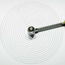 Multi-functional Measuring Drawing Ruler Magnetic Compass Ruler Draw Tool