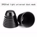 2x 100mm Rubber Dust Seal Cover Cap For Universal Car LED HID Headlight Re SWE