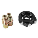 Oil Filter Block Adapter Sandwich Plate For Sensor Gauge Pressure Temperature