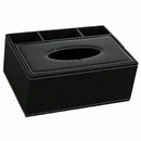 Leather Tissue Box Remote Control Holder Multifunctional Desktop Organizer PX1N6