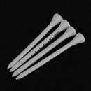 80pcs 83mm Wooden Professional Golf Tees System White Striped Digital Scale