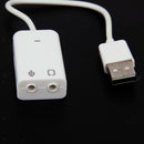 2x External USB 2.0 to Virtual 7.1CH Audio Sound Card Adapter for Raspberry Pi