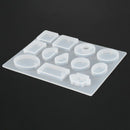12 Designs Silicone Mold Pour DIY Resine Jewelry Necklace Pendant Bracelet