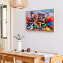 5D DIY Full Round Diamond Painting Beach Dogs Cross Stitch for Home Decor