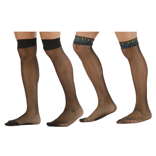 2 Pairs Breathable Stockings for Men Plus Size