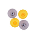 1 Set Replacement Joystick Cap 2Grey 2Yellow Nintendo GameCube NGC Controller JR