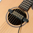 Black Classic Acoustic Guitar Pickup Transducer Amplifier Soundhole Pickup vcx